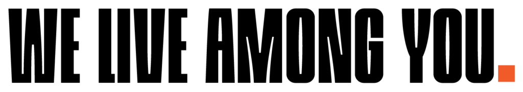 We Live Among You Logo